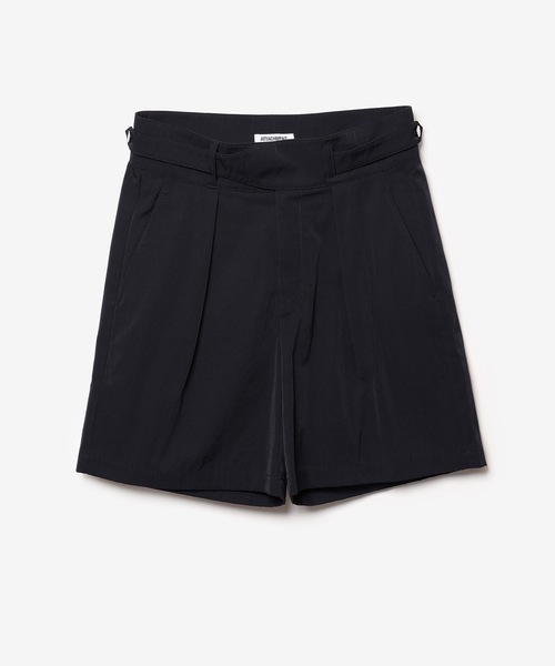 ATTACHMENT(アタッチメント)の「CO/NY WEATHER GURKHA SHORTS(デニムパンツ・メンズ・カーキ/ベージュ/ブラック・2/1/3/4)」の2枚目の写真