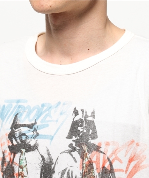 JUNK FOOD(ジャンクフード)の「スターウォーズ/STAR WARS Tシャツ(Tシャツ/カットソー・メンズ・オフホワイト・LARGE)」の4枚目の写真