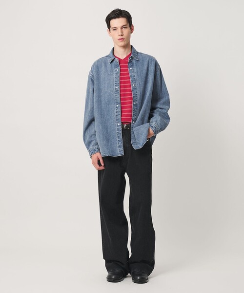 BEAUTY&YOUTH UNITED ARROWS(ビューティーアンドユースユナイテッドアローズ)の「デニム CPO シャツ(シャツ/ブラウス・メンズ・ターコイズブルー・S/M/L/XL)」の14枚目の写真