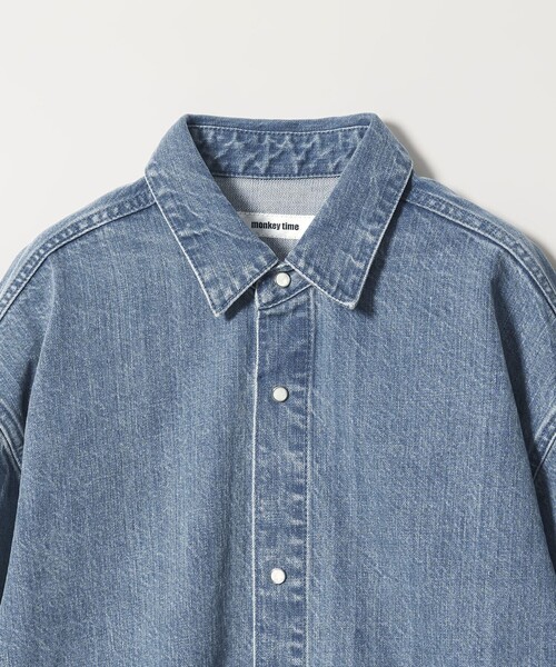 BEAUTY&YOUTH UNITED ARROWS(ビューティーアンドユースユナイテッドアローズ)の「デニム CPO シャツ(シャツ/ブラウス・メンズ・ターコイズブルー・S/M/L/XL)」の18枚目の写真