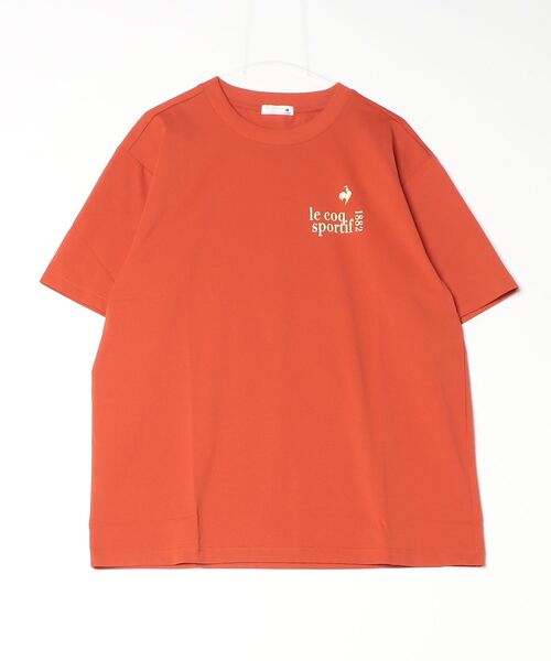 le coq sportif（ルコックスポルティフ）の「サンスクリーンルースターグラフィック半袖Tシャツ（Tシャツ/カットソー・メンズ・レッド/ネイビー/ホワイト・M/L/XXL/XL/S）」の3枚目の写真