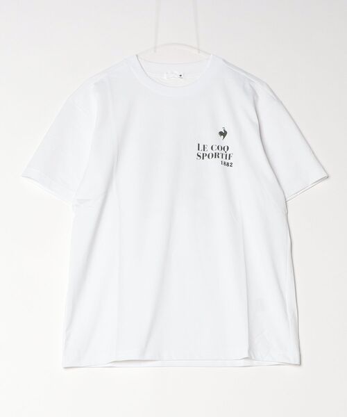 le coq sportif（ルコックスポルティフ）の「サンスクリーンルースターグラフィック半袖Tシャツ（Tシャツ/カットソー・メンズ・レッド/ネイビー/ホワイト・M/L/XXL/XL/S）」の2枚目の写真