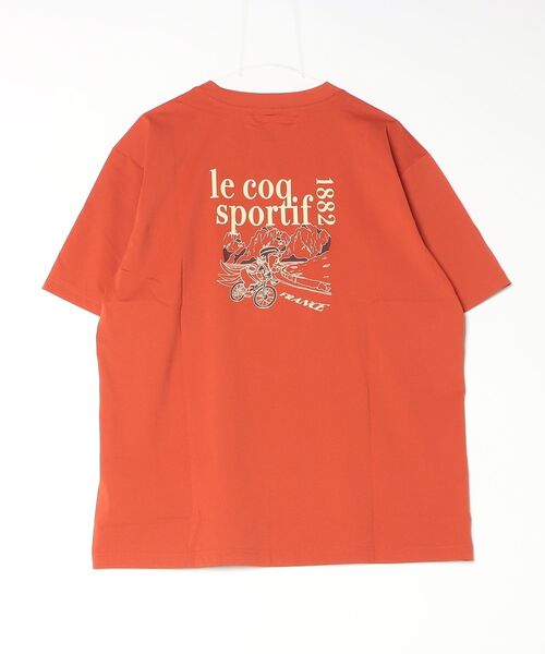 le coq sportif（ルコックスポルティフ）の「サンスクリーンルースターグラフィック半袖Tシャツ（Tシャツ/カットソー・メンズ・レッド/ネイビー/ホワイト・M/L/XXL/XL/S）」の6枚目の写真