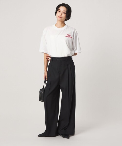 NEW BALANCE(ニューバランス)の「<New Balance>グラフィック Tシャツ(Tシャツ/カットソー・レディース・ブラック/ホワイト・S)」の3枚目の写真
