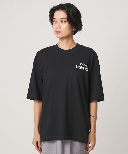 NEW BALANCE(ニューバランス)の「<New Balance>グラフィック Tシャツ(Tシャツ/カットソー・レディース・ブラック/ホワイト・S)」の4枚目の写真