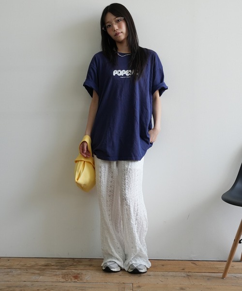 Kotoe(コトエ)の「レースワイドパンツ(その他パンツ・レディース・モカ/ブラック/ホワイト・FREE)」の21枚目の写真