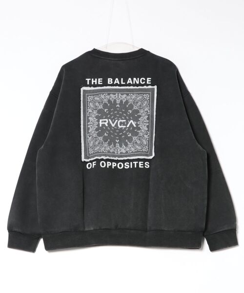 RVCA（ルーカ）の「RVCA/ルーカ BANDANA BALANCE CRAST CR スウェット BG042015（スウェット・メンズ・ベージュ/スミクロ・M/S/L）」の3枚目の写真