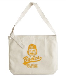 Ol' Basics(オール・ベーシックス) ショルダーバッグ キャンバス イラスト ロゴ プリント 鞄 BAG アメカジ メンズ レディース ユニセックス