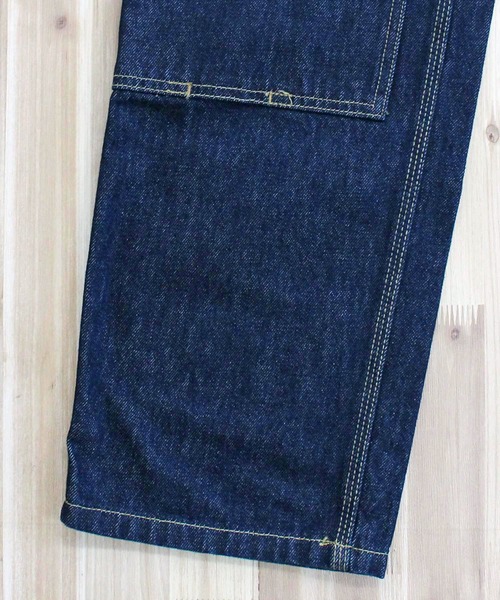 Carhartt WIP(カーハートダブリューアイピー)の「WIP ワイドシルエット ストーンウォッシュ ダブルニーパンツ Double Knee Pant stone washed(デニムパンツ・メンズ・ブルー系7/ブラック系3・32/30/36/34)」の15枚目の写真