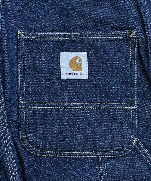 Carhartt WIP(カーハートダブリューアイピー)の「WIP ワイドシルエット ストーンウォッシュ ダブルニーパンツ Double Knee Pant stone washed(デニムパンツ・メンズ・ブルー系7/ブラック系3・32/30/36/34)」の17枚目の写真