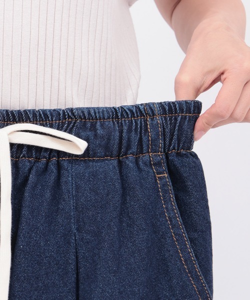 チチカカ(チチカカ)の「裾タブ付2WAYシルエットデニムパンツ(その他パンツ・レディース・インディゴブルー/ブルー・FREE)」の12枚目の写真