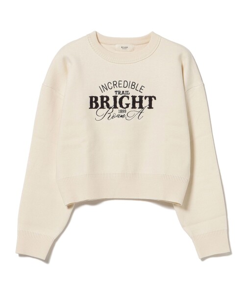 BEAMS HEART(ビームスハート)の「刺繍 ニット プルオーバー(ニット/セーター・レディース・レッド/ホワイト系その他5/ライトグレー・FREE)」の7枚目の写真
