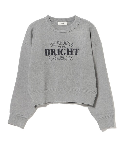 BEAMS HEART(ビームスハート)の「刺繍 ニット プルオーバー(ニット/セーター・レディース・レッド/ホワイト系その他5/ライトグレー・FREE)」の13枚目の写真