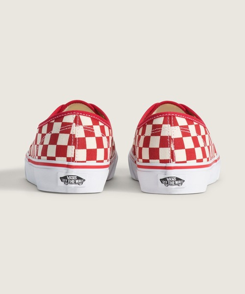 VANS(バンズ)の「オーセンティック / Authentic PRIMARY CHECK RACING VN000EGAR301(スニーカー・メンズ・レッド・8/10/9/8.5/9.5/10.5/11.5)」の4枚目の写真