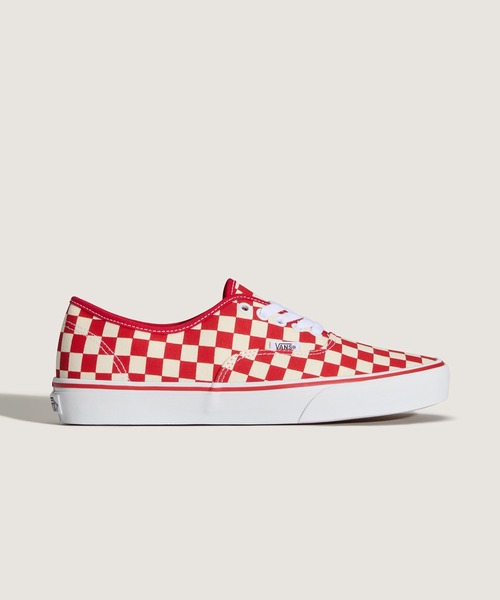 VANS(バンズ)の「オーセンティック / Authentic PRIMARY CHECK RACING VN000EGAR301(スニーカー・メンズ・レッド・8/10/9/8.5/9.5/10.5/11.5)」の5枚目の写真