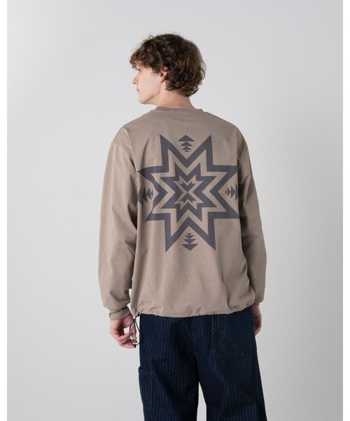 PENDLETON（ペンドルトン）の「高機能天竺 バックプリント  ロングスリーブTシャツ（Tシャツ/カットソー・メンズ・ブラウン/ブラック/ベージュ系その他/ホワイト系その他・X-LARGE/SMALL/MEDIUM/LARGE）」の4枚目の写真