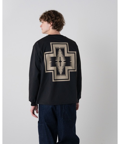 PENDLETON（ペンドルトン）の「高機能天竺 バックプリント  ロングスリーブTシャツ（Tシャツ/カットソー・メンズ・ブラウン/ブラック/ベージュ系その他/ホワイト系その他・X-LARGE/SMALL/MEDIUM/LARGE）」の3枚目の写真