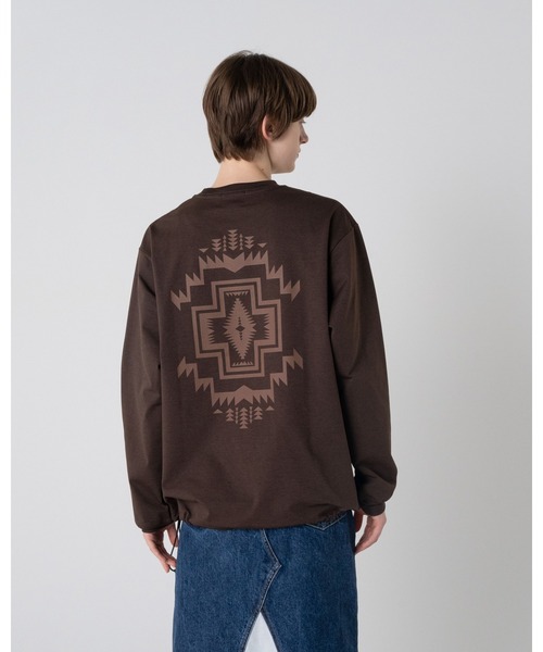 PENDLETON（ペンドルトン）の「高機能天竺 バックプリント  ロングスリーブTシャツ（Tシャツ/カットソー・メンズ・ブラウン/ブラック/ベージュ系その他/ホワイト系その他・X-LARGE/SMALL/MEDIUM/LARGE）」の9枚目の写真