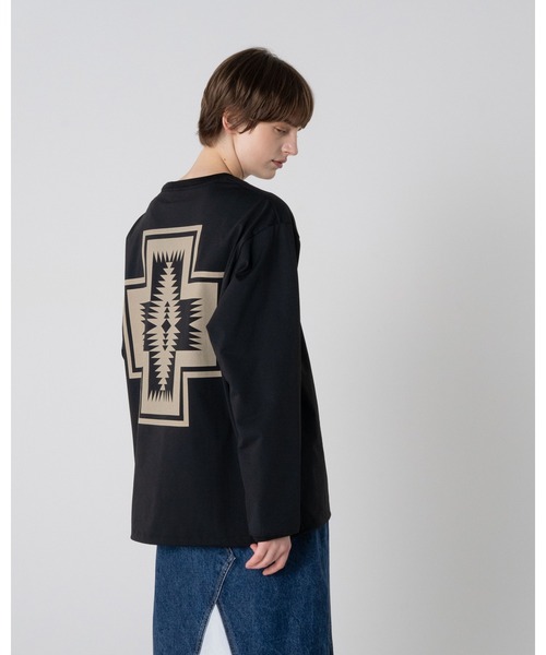PENDLETON（ペンドルトン）の「高機能天竺 バックプリント  ロングスリーブTシャツ（Tシャツ/カットソー・メンズ・ブラウン/ブラック/ベージュ系その他/ホワイト系その他・X-LARGE/SMALL/MEDIUM/LARGE）」の12枚目の写真