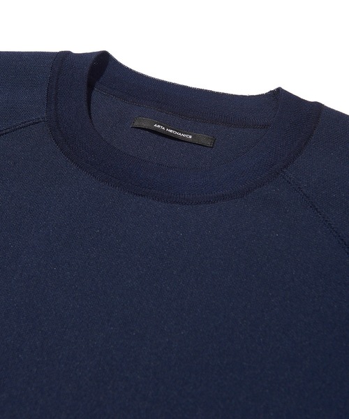 ARTA MECHANICS(エーアールティーエーメカニクス)の「ARTA MECHANICS KNITTED S/S TEE(エーアールティーエー メカニクス ニット ショートスリーブ Tシャツ)(ニット/セーター・メンズ・ネイビー/ブラック/ベージュ/グレー/ホワイト・MEDIUM/LARGE/X-LARGE)」の16枚目の写真
