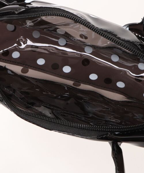 LA VORAGINE(ラ ヴォラジネ)の「ドット水玉柄 ジェリーバッグ ハンドバッグ/Jelly Bag(ハンドバッグ・レディース・White/Purple/ブルー/Black/PINK・FREE)」の8枚目の写真