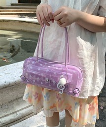 ドット水玉柄 ジェリーバッグ ハンドバッグ/Jelly Bag チャームなし