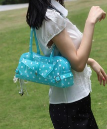 ドット水玉柄 ジェリーバッグ ハンドバッグ/Jelly Bag チャームなし