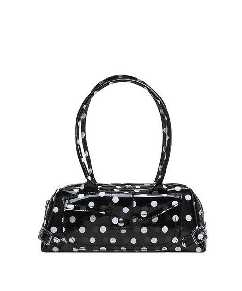 LA VORAGINE(ラ ヴォラジネ)の「ドット水玉柄 ジェリーバッグ ハンドバッグ/Jelly Bag(ハンドバッグ・レディース・White/Purple/ブルー/Black/PINK・FREE)」の17枚目の写真