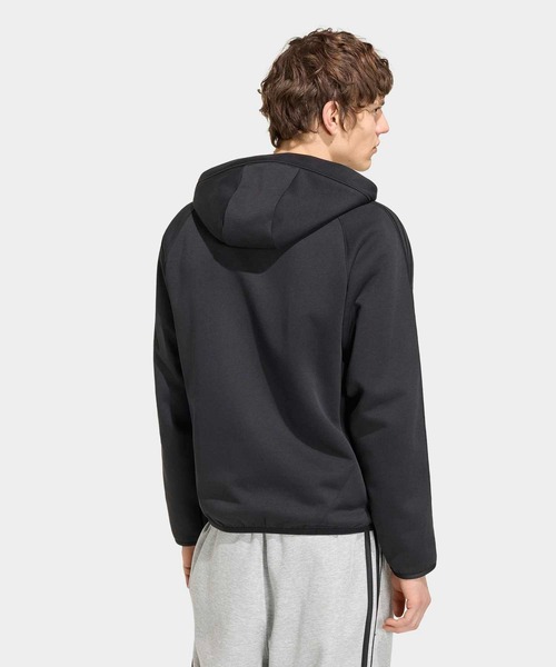 adidas(アディダス)の「スペーサー チームガイスト 26 カットライン フルジップ パーカー / アディダスオリジナルス adidas Originals(パーカー・メンズ・ブラック・LARGE/X-LARGE/3XL/XX-LARGE/X-SMALL/SMALL/MEDIUM)」の8枚目の写真
