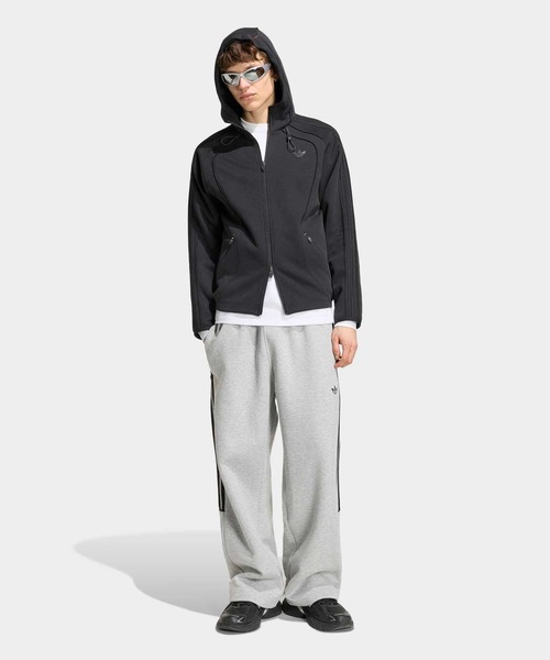 adidas(アディダス)の「スペーサー チームガイスト 26 カットライン フルジップ パーカー / アディダスオリジナルス adidas Originals(パーカー・メンズ・ブラック・LARGE/X-LARGE/3XL/XX-LARGE/X-SMALL/SMALL/MEDIUM)」の11枚目の写真