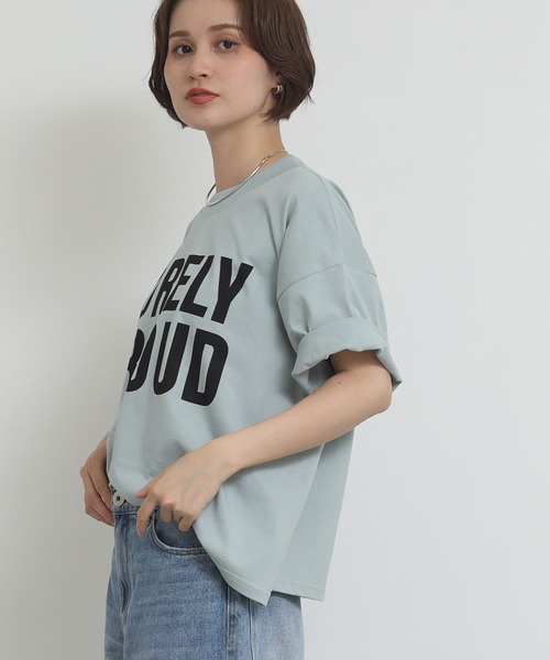 Re Fiina(フィーナ)の「PURELYモックTシャツ(Tシャツ/カットソー・レディース・ホワイト/ブラウン/サックスブルー・FREE)」の20枚目の写真