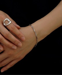 ieLS（イエルズ）の「金属アレルギー対応「ieLS」ステンレス　プリズムチェーンブレスレット（ブレスレット）」