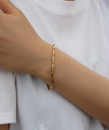 ieLS（イエルズ）の「金属アレルギー対応「ieLS」ステンレス　プリズムチェーンブレスレット（ブレスレット）」