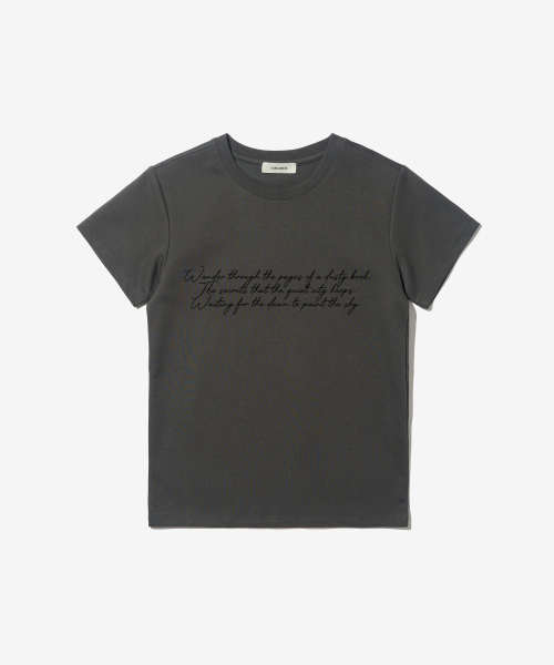 CARGOBROS FOR WOMAN(カーゴブロスフォーウィメン)の「スタシースルーロングスリーブレイヤードシークレット半袖Tシャツセット(ブラック/チャコール)(Tシャツ/カットソー・レディース・その他・FREE)」の2枚目の写真