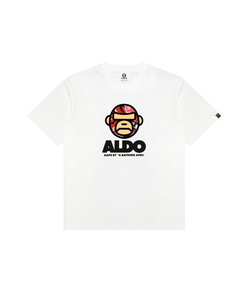 AAPE BY A BATHING APE(エーエイプバイアベイシングエイプ)の「AAPER TEE(Tシャツ/カットソー・メンズ・ブラック/ホワイト・SMALL/MEDIUM/LARGE/X-LARGE/XX-LARGE)」の2枚目の写真