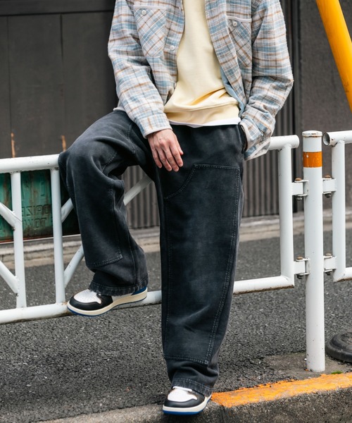 UNION(UNION TOKYO)(ユニオン)の「UNION TOKYO FADED SWEAT PANTS ユニオントーキョー スウェットパンツ(その他パンツ・メンズ・ブラック・L/M)」の5枚目の写真