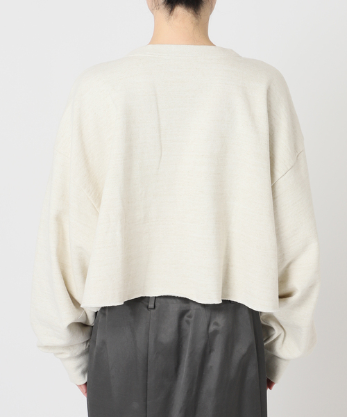 CITYSHOP(シティーショップ)の「SHORT WIDE スウェット(スウェット・レディース・チャコールグレー/ホワイト/ブラウン系その他・FREE)」の8枚目の写真