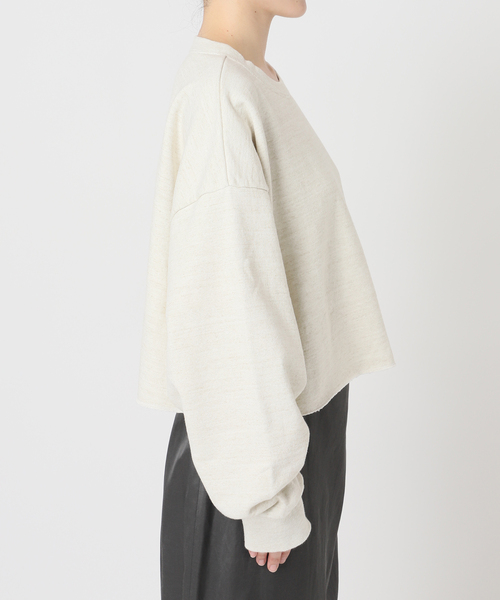 CITYSHOP(シティーショップ)の「SHORT WIDE スウェット(スウェット・レディース・チャコールグレー/ホワイト/ブラウン系その他・FREE)」の9枚目の写真