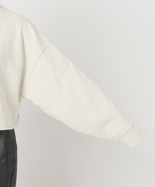 CITYSHOP(シティーショップ)の「SHORT WIDE スウェット(スウェット・レディース・チャコールグレー/ホワイト/ブラウン系その他・FREE)」の10枚目の写真