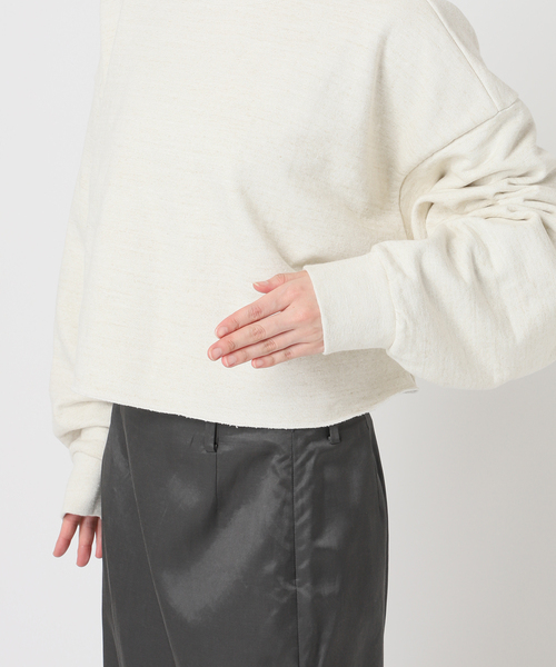 CITYSHOP(シティーショップ)の「SHORT WIDE スウェット(スウェット・レディース・チャコールグレー/ホワイト/ブラウン系その他・FREE)」の11枚目の写真