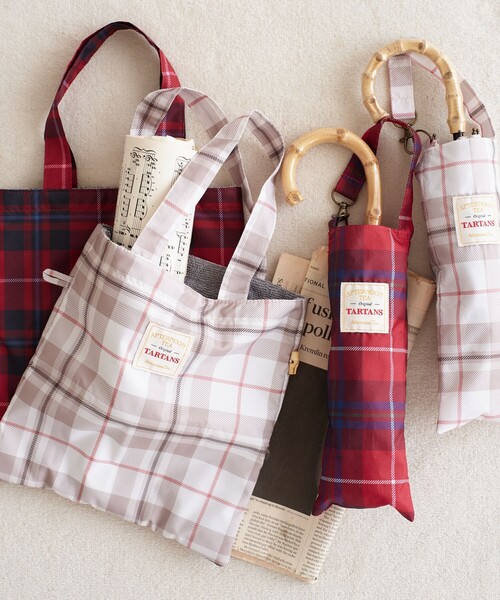 Afternoon Tea(アフタヌーンティー)の「傘カバートートバッグ/Afternoon Tea Original Tartans(トートバッグ・レディース・アイボリー/レッド・ONE SIZE)」の17枚目の写真