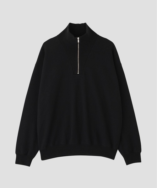 Y（ワイ）の「Ｙ /  [UNISEX] ORGANIC COTTON BLEND HEAVY WEIGHT FLEECE HALF ZIP（Tシャツ/カットソー・メンズ・ブラック・LARGE）」の7枚目の写真