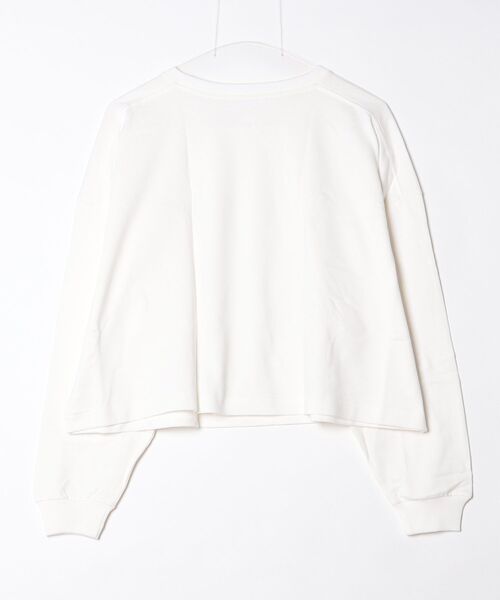HANES（ヘインズ）の「Hanes/1P SHIRO for HER クロップドワイドT（Tシャツ/カットソー・レディース・ホワイト・FREE）」の2枚目の写真
