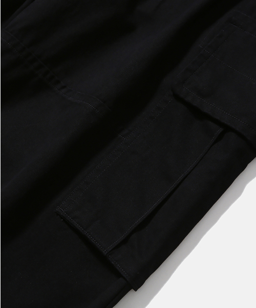MOIF（モイフ）の「[AW26] ワイドミリタリーポケットパンツ / ウォッシュドブラック（その他パンツ・メンズ・その他・2(M)/3(L)/1(S)）」の7枚目の写真