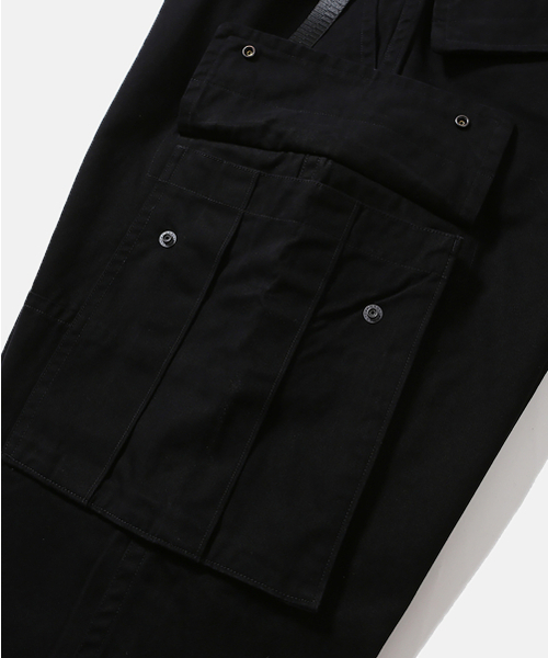 MOIF（モイフ）の「[AW26] ワイドミリタリーポケットパンツ / ウォッシュドブラック（その他パンツ・メンズ・その他・2(M)/3(L)/1(S)）」の12枚目の写真