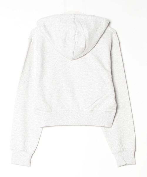 NEW ERA（ニューエラ）の「ニューエラ NEW ERA WS SWEAT FZ HOODIE RAISED FLAG ASH（パーカー・レディース・ライトグレー・M/S）」の2枚目の写真