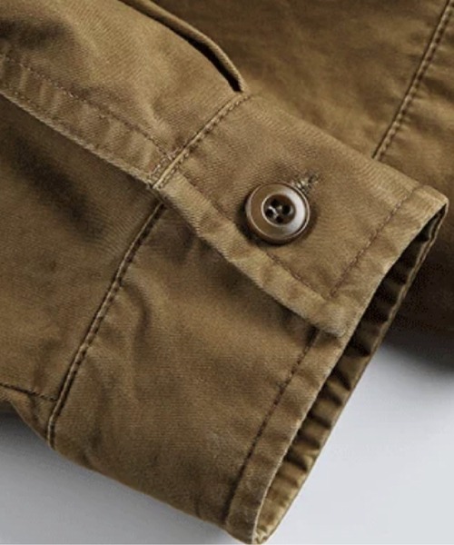 U:UME(ユーム)の「Washed Gradient Shirt Jacket(その他アウター・メンズ・グレー/イエロー・LARGE/MEDIUM/X-LARGE/XX-LARGE)」の6枚目の写真