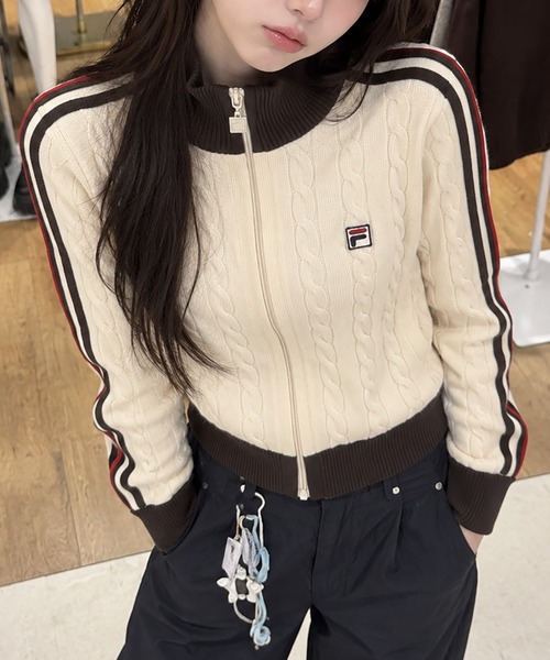 FILA/フィラ】ニットトラックトップ（ジャージ）｜FILA（フィラ）の