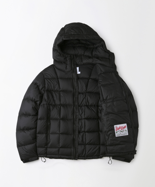 OUTSTANDING(アウトスタンディング)の「MUSCOVY DOWN MOUNTAIN BLOCK PARKA_BLACK(ダウンジャケット/コート・メンズ・その他・SMALL/MEDIUM/LARGE)」の4枚目の写真