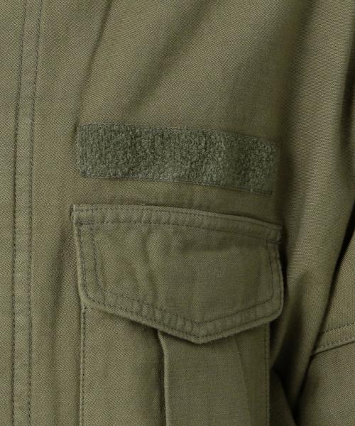 Another Edition（アナザーエディション）の「ミリタリーブルゾン/AEBC MILITARY BLSN◆（ミリタリージャケット・レディース・ブラック/オリーブ/ケリー・FREE）」の18枚目の写真